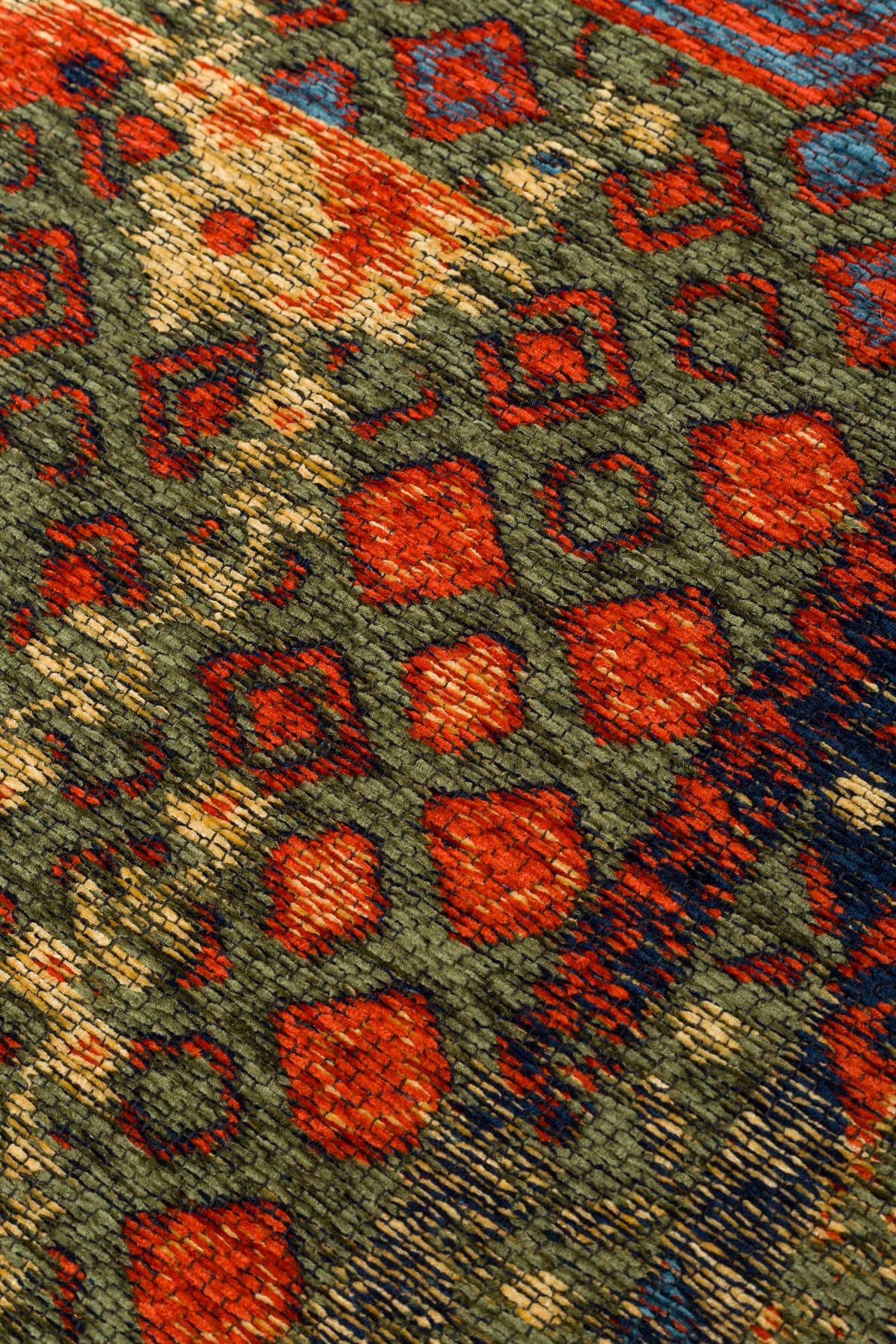 ANADOLU KILIM AND 13 MULTY Geleneksel Anadolu Motifli Yıkanabilir Kaymaz Tabanlı Şönil Dokuma Halı