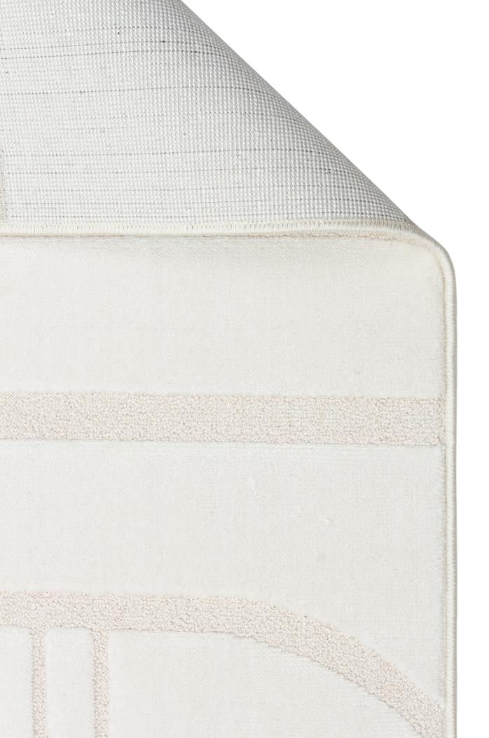 ADEL ADL 02 CREAM Yüksek Alçak Dokulu Yumuşak Tuşeli Modern Makine Halısı