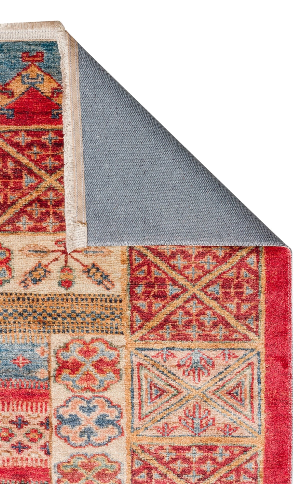ANTIQUE ATK 04 MULTY Kolay kullanımlı Kaymaz Karabağ ve Antik Desenlere Sahip Yıkanabilir Makine Halısı
