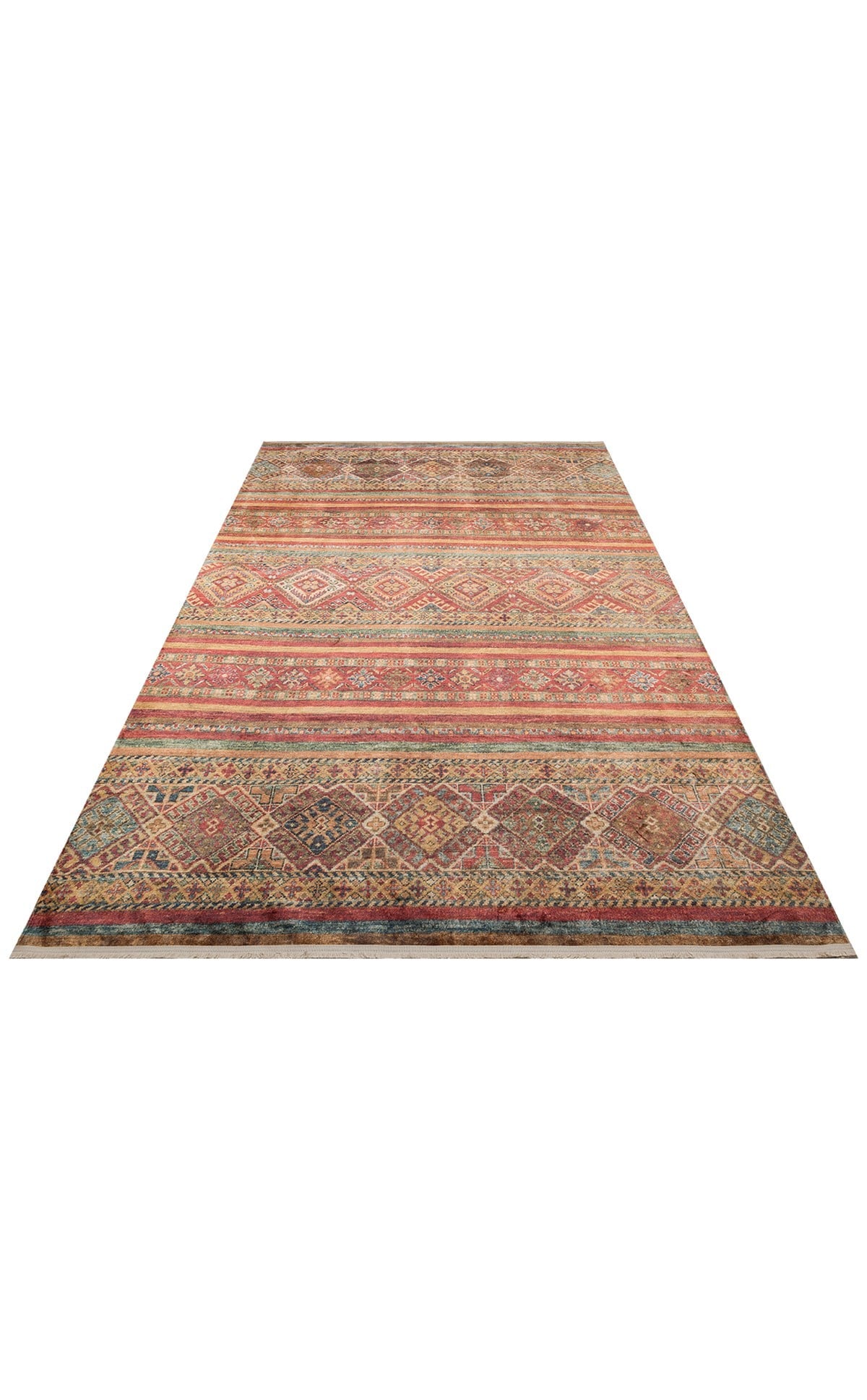 ANTIQUE ATK 05 MULTY Kolay kullanımlı Kaymaz Karabağ ve Antik Desenlere Sahip Yıkanabilir Makine Halısı