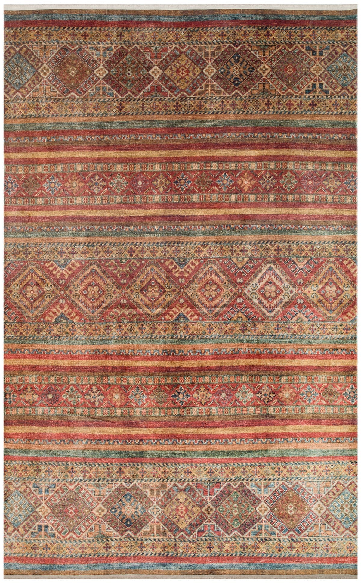 ANTIQUE ATK 05 MULTY Kolay kullanımlı Kaymaz Karabağ ve Antik Desenlere Sahip Yıkanabilir Makine Halısı