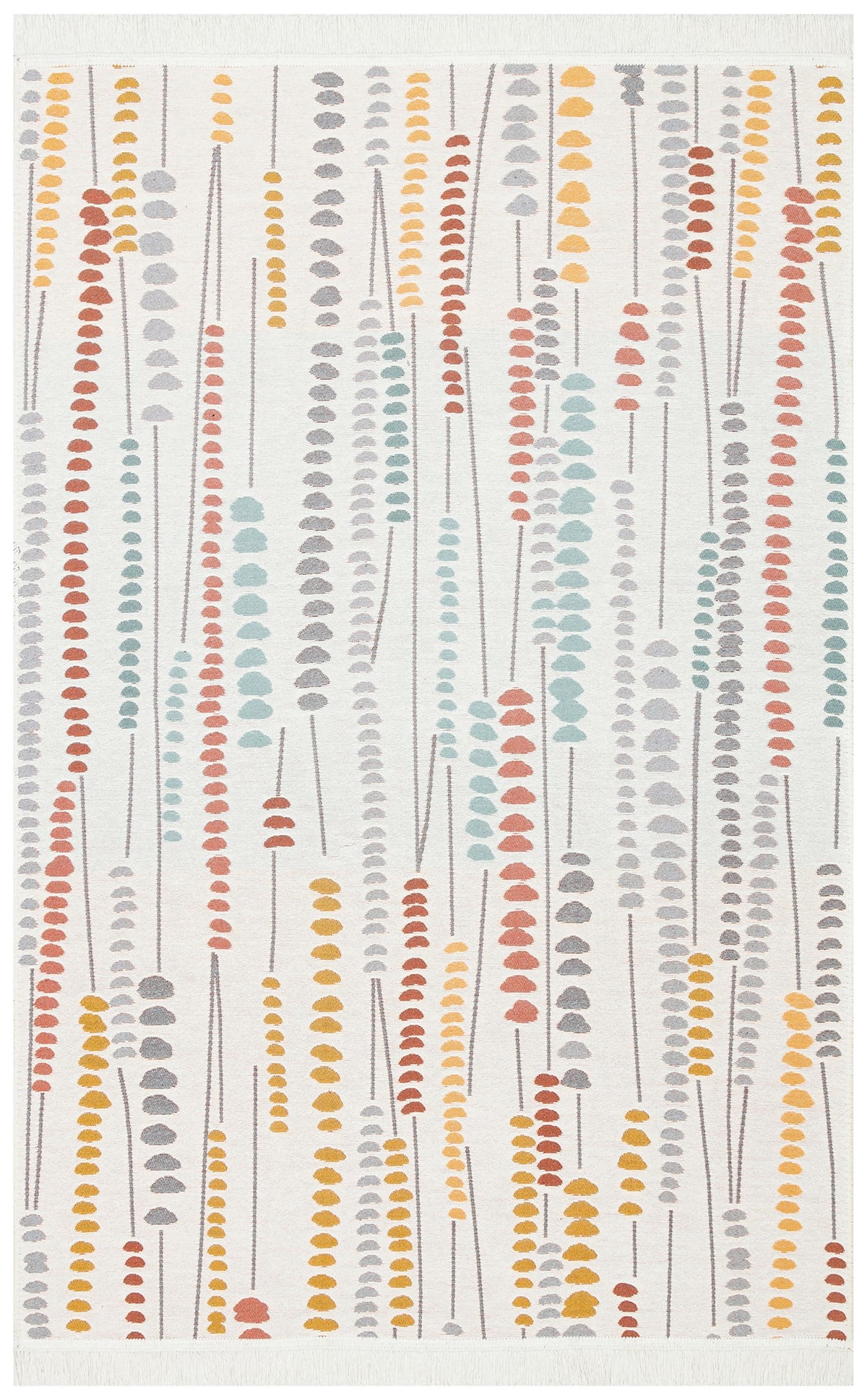 ARYA AR 34 MULTY Yıkanabilir Çift Taraflı Modern Desenli Dokuma Kilim