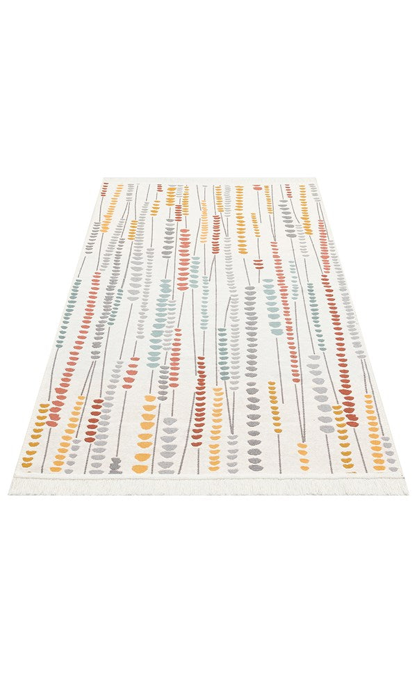 ARYA AR 34 MULTY Yıkanabilir Çift Taraflı Modern Desenli Dokuma Kilim