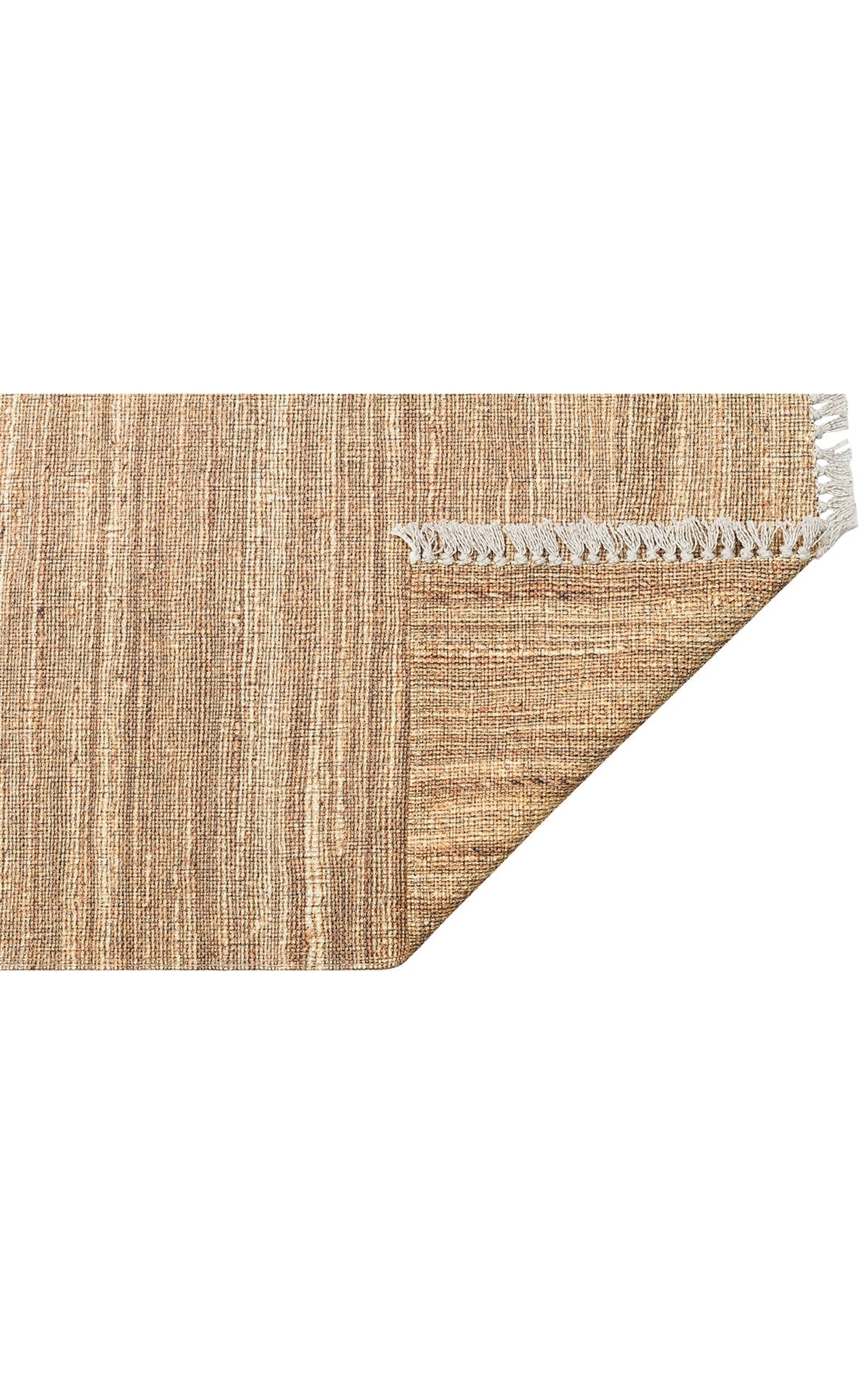 ASOS AS 01 NATURAL Jüt Hasır Görünümlü Hav Toz Vermez Çift Taraflı Yıkanabilir Kilim