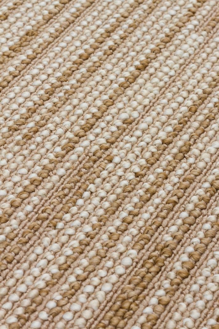 BALI JUTE BLJ 02 JUTE WHITE Jüt Dokulu Hav Toz Vermeyen Modern Halı