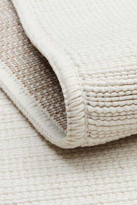 BALI JUTE BLJ 02 WHITE Jüt Dokulu Hav Toz Vermeyen Modern Halı