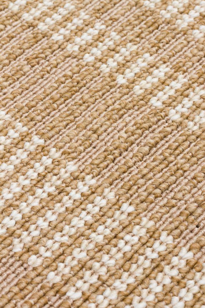 BALI JUTE BLJ 03 JUTE WHITE Jüt Dokulu Hav Toz Vermeyen Modern Halı