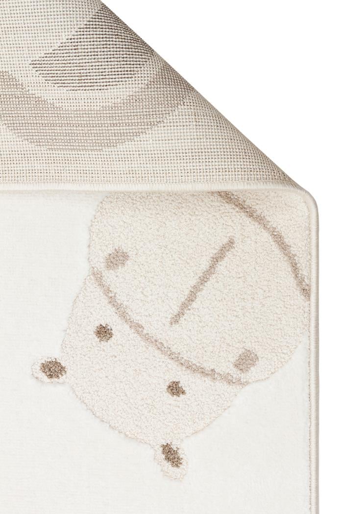 BAMBINO BMB 04 CREAM BEIGE Pastel Renkli Hav ve Toz Vermeyen Çocuk Halısı