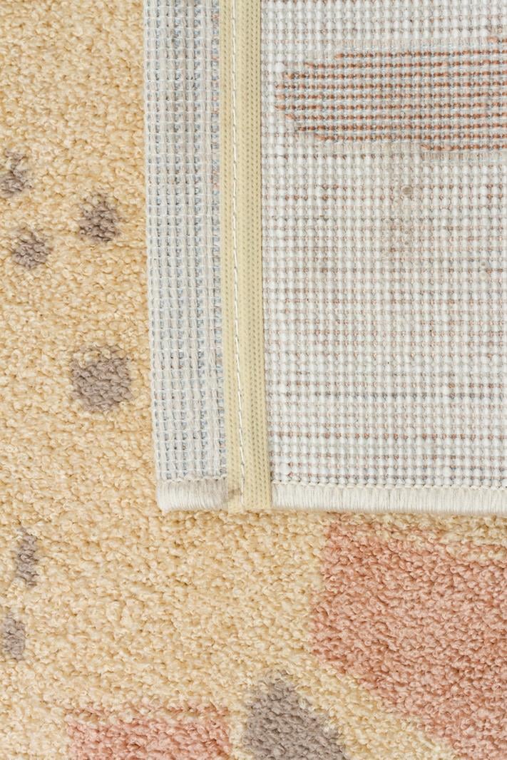 BAMBINO BMB 06 CREAM MULTY Pastel Renkli Hav ve Toz Vermeyen Çocuk Halısı