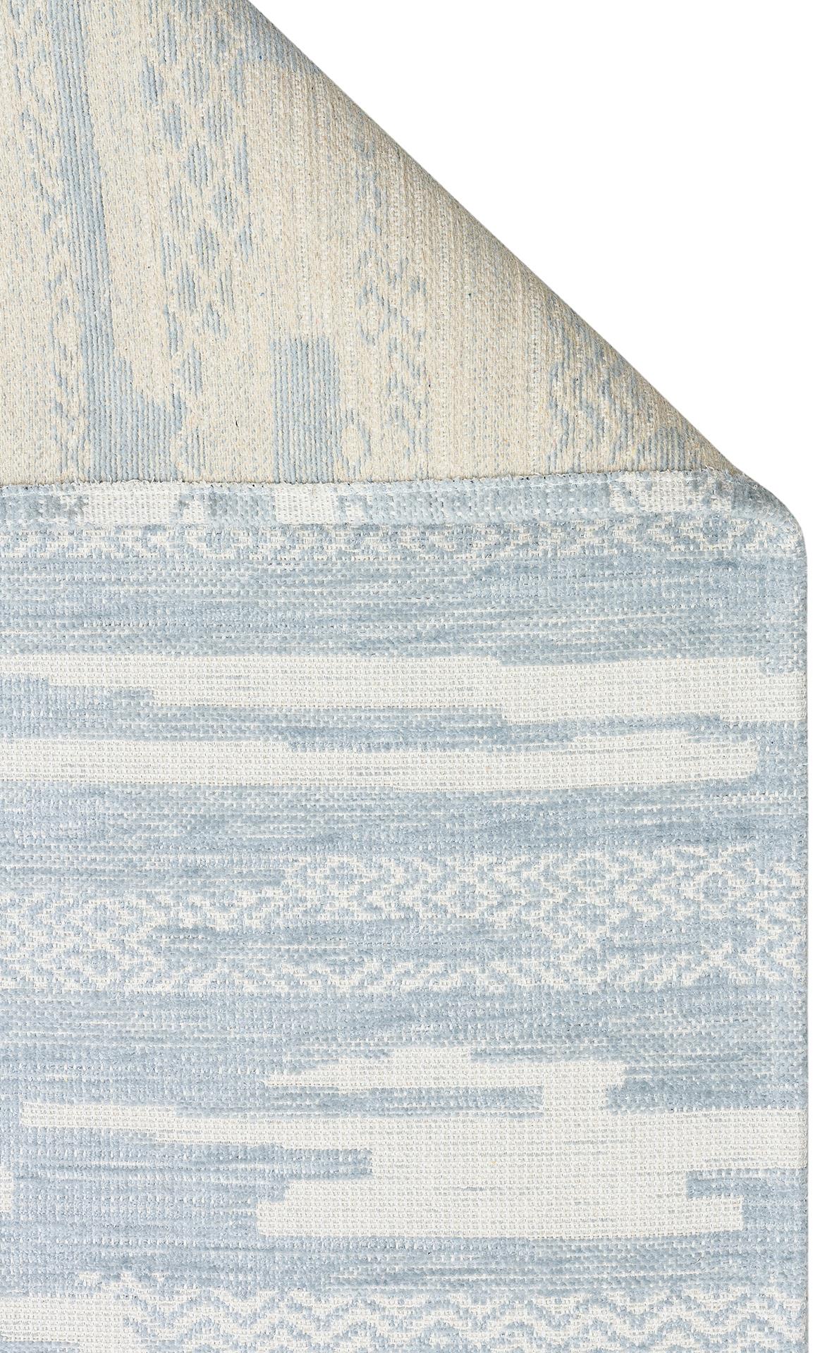 BIGA BG 01 BLUE Hav Toz Vermez Kaymaz Tabanlı İnce Dokuma Modern Halı