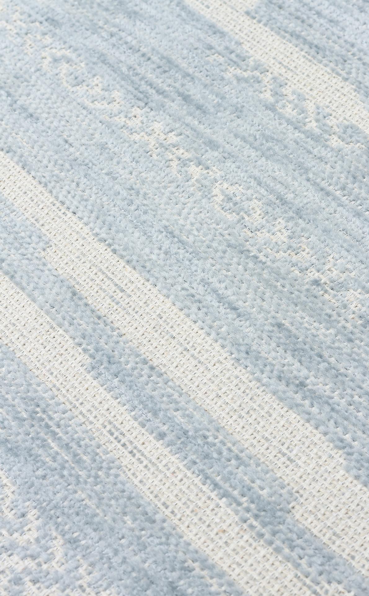 BIGA BG 01 BLUE Hav Toz Vermez Kaymaz Tabanlı İnce Dokuma Modern Halı