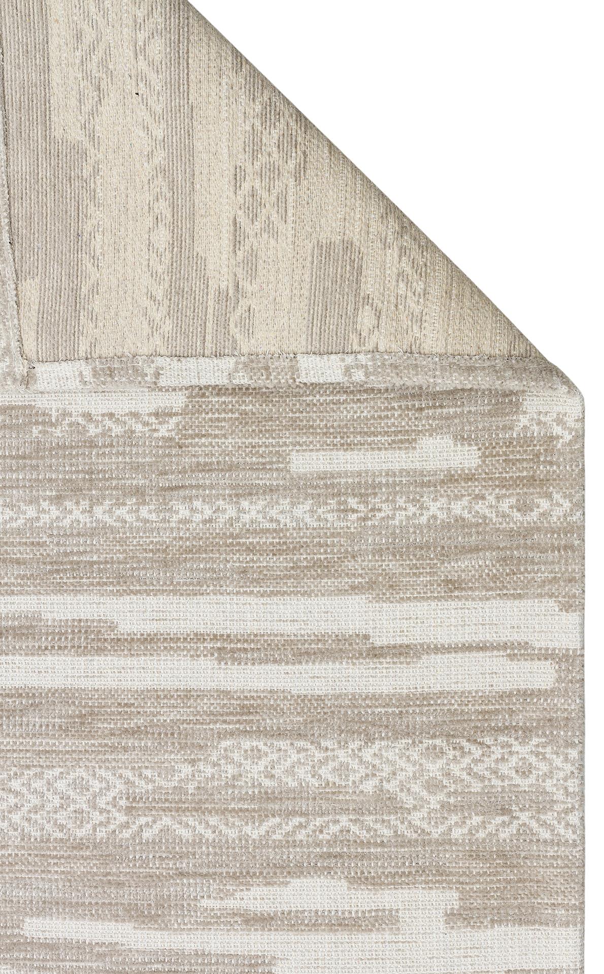 BIGA BG 01 CREAM Hav Toz Vermez Kaymaz Tabanlı İnce Dokuma Modern Halı