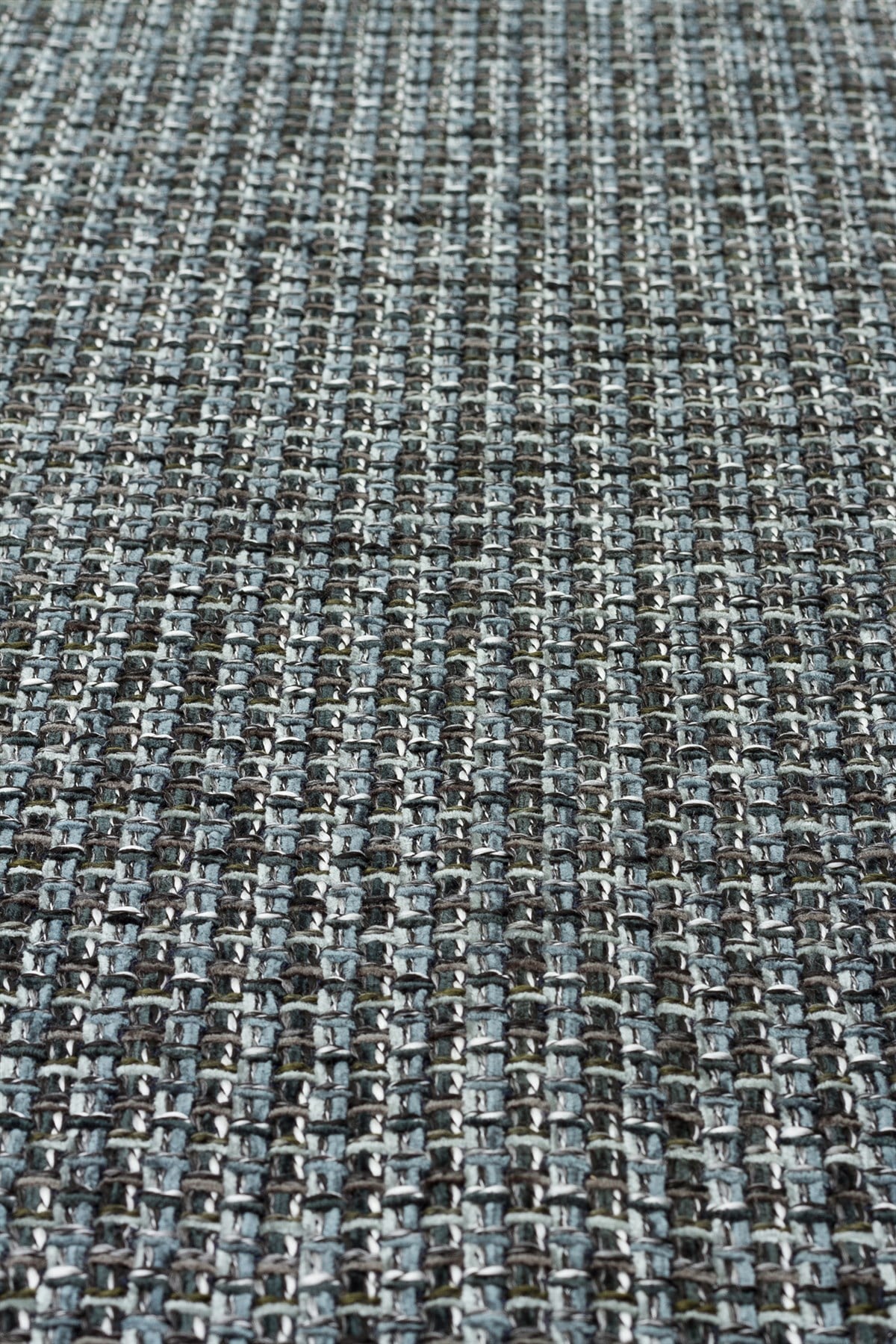 BROOKLYN BRK 01 ANTRASIT SILVER Hasır Görünümlü Kaymaz Renkli Dokuma Modern Kilim