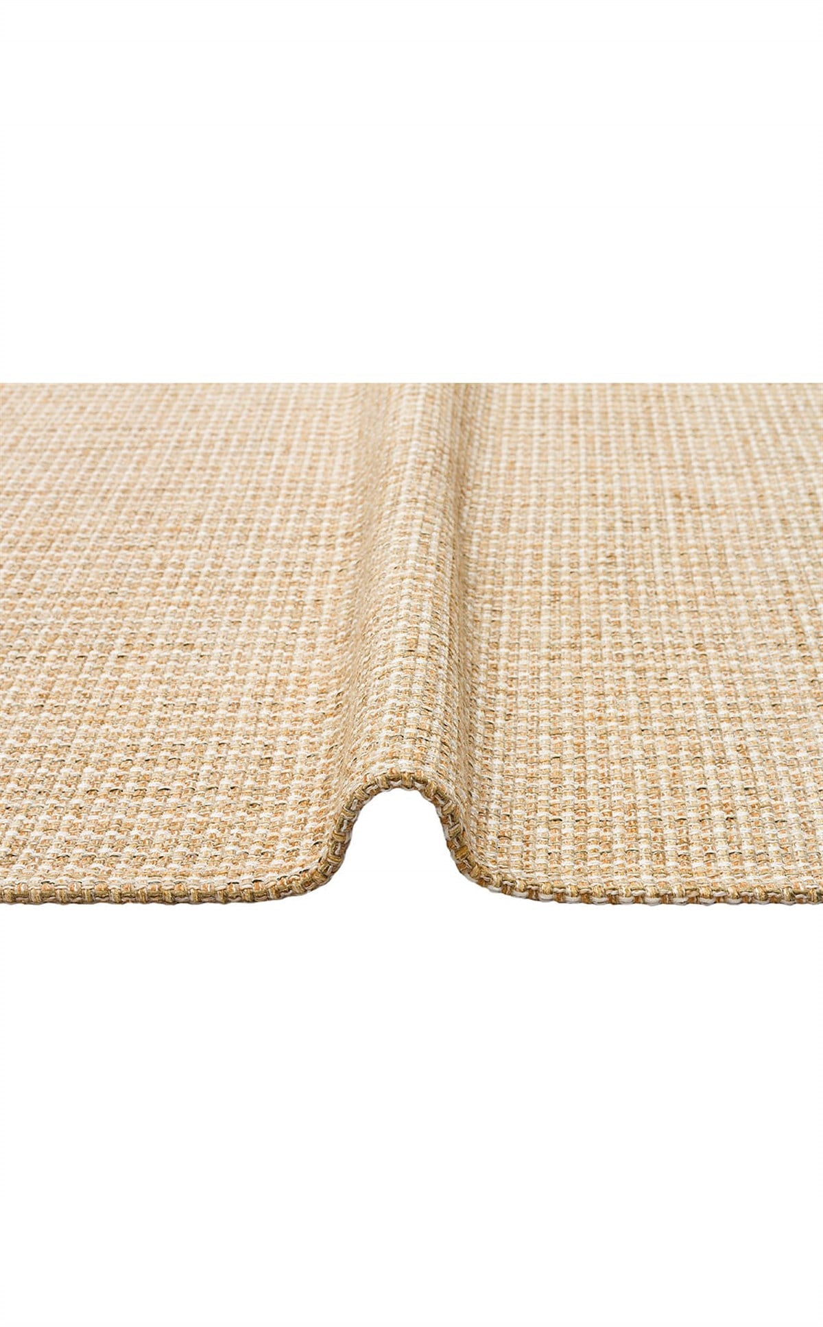 BROOKLYN BRK 01 NATURAL BEIGE Q Hasır Görünümlü Kaymaz Renkli Dokuma Modern Kilim