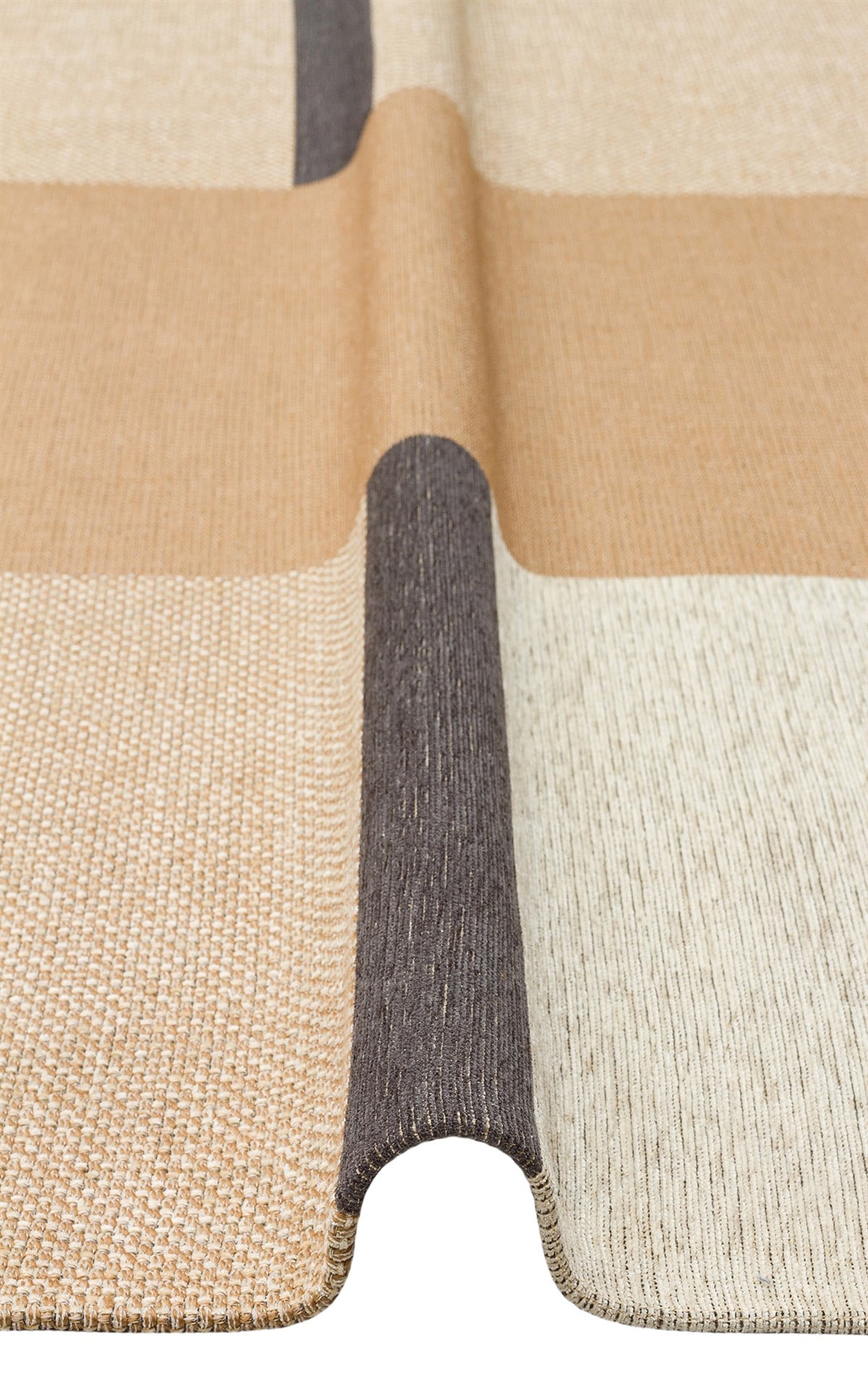 BROOKLYN BRK 14 NATURAL GREY Hasır Görünümlü Kaymaz Renkli Dokuma Modern Kilim