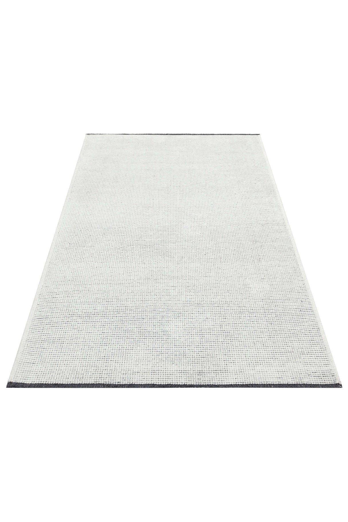 CAPRI CPR 01 WHITE Hav Toz Vermez Kaymaz Kolay Kullanımlı Yıkanabilir Düz Renk Kilim