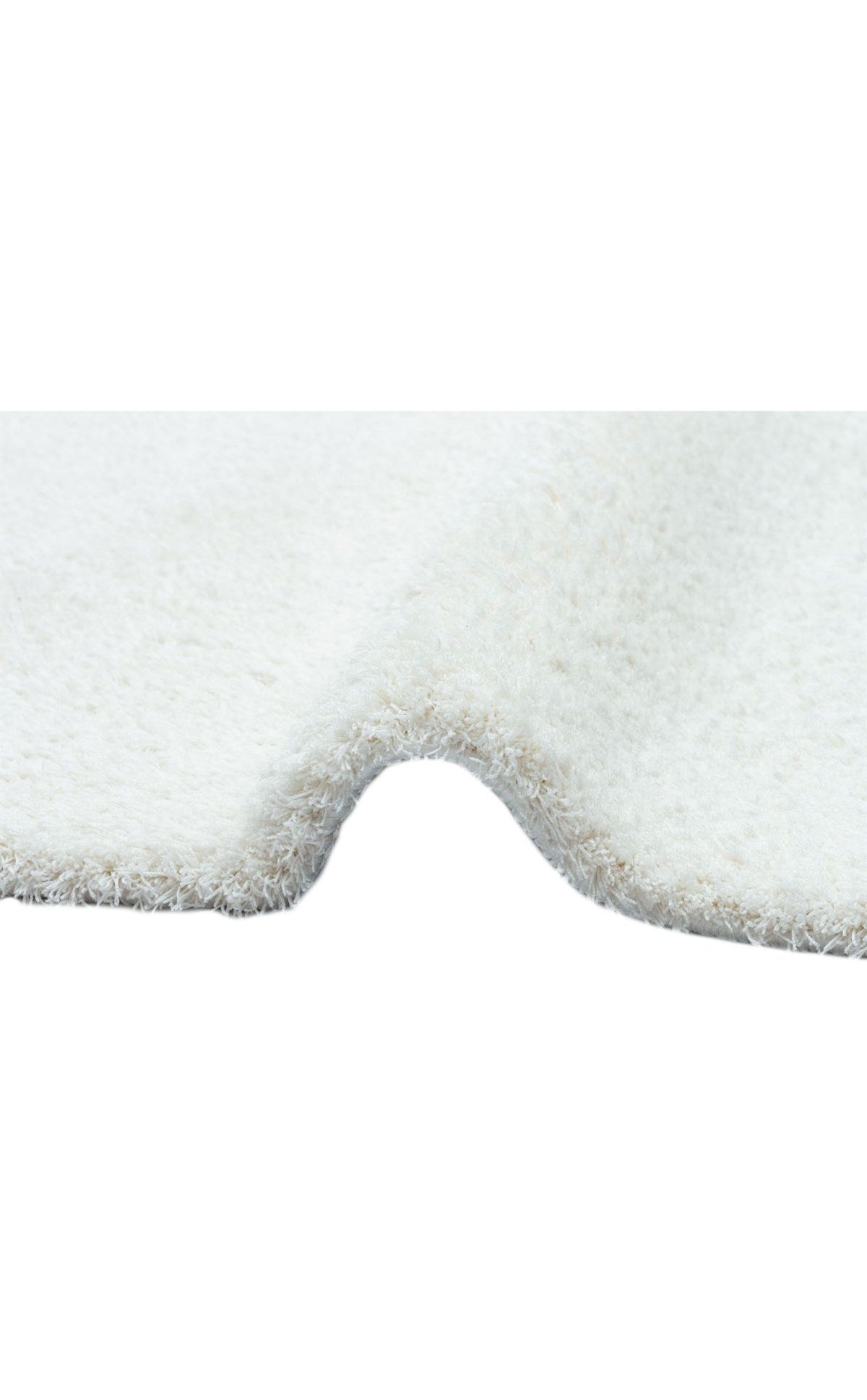 COMFORT 1006 WHITE Kolay Kullanımlı Hav Toz Vermez Yumuşak Dokulu Modern Pofuduk Shaggy Halı