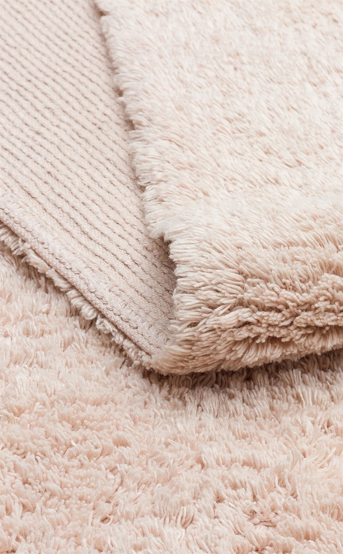 COTTON BOON CBN PLAIN BEIGE Yıkanabilir Kaymaz Tabanlı Naturel Pamuk Bebek Halısı