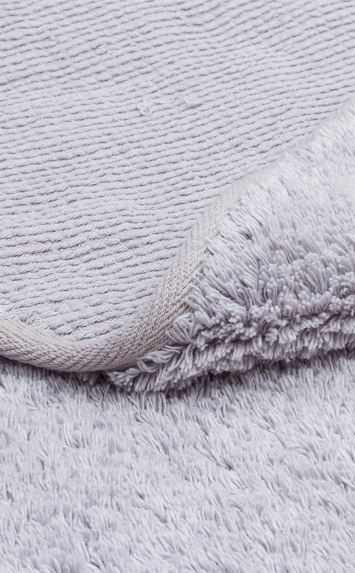 COTTON BOON CBN PLAIN GREY Q Yıkanabilir Kaymaz Tabanlı Naturel Pamuk Bebek Halısı