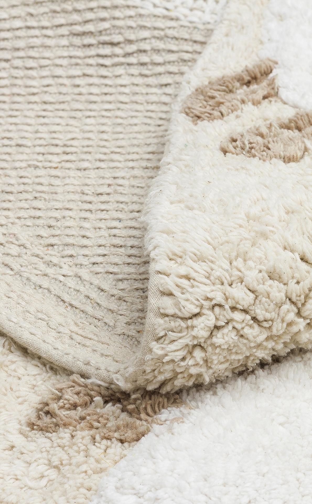 COTTON BOON XXW CBN 11 MULTY XXW Q Yıkanabilir Kaymaz Tabanlı Naturel Pamuk Bebek Halısı