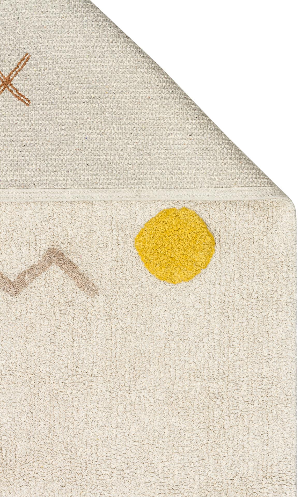 COTTON BOON XXW CBN 12 MULTY XXW Yıkanabilir Kaymaz Tabanlı Naturel Pamuk Bebek Halısı
