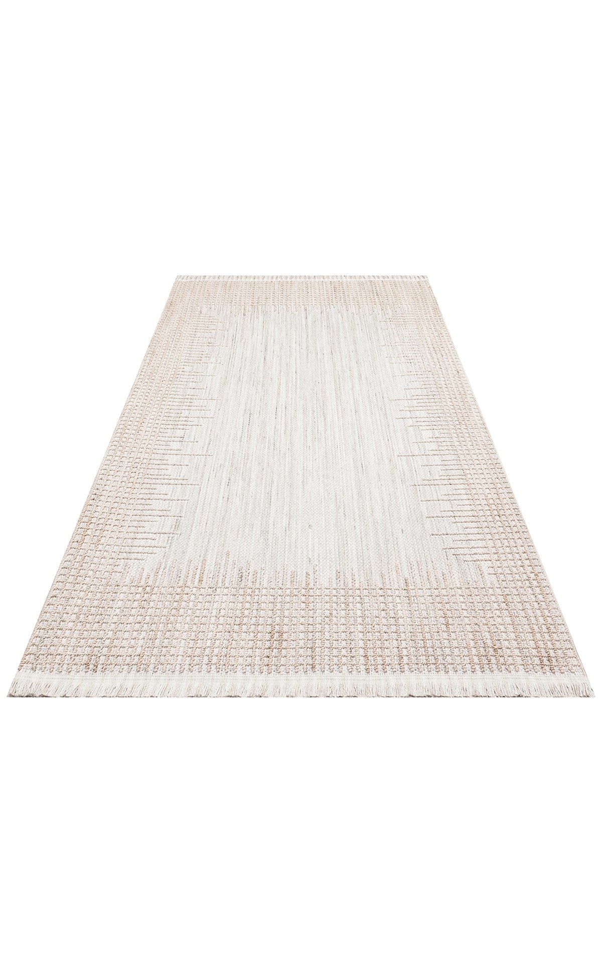 COZY CZY 01 GREY BEIGE Hav Toz Vermez Modern Örgü Dokuma Makine Halısı