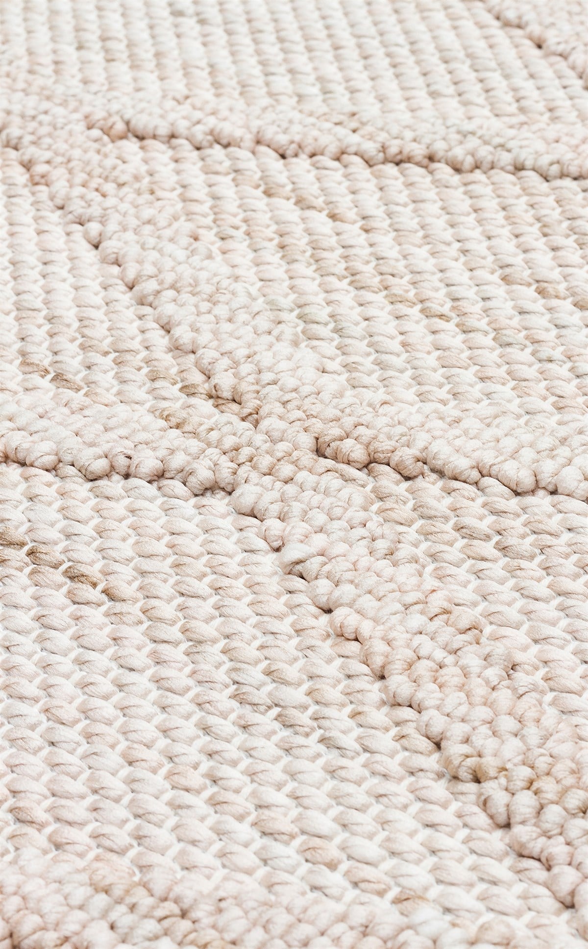 COZY CZY 04 BEIGE Hav Toz Vermez Modern Örgü Dokuma Makine Halısı