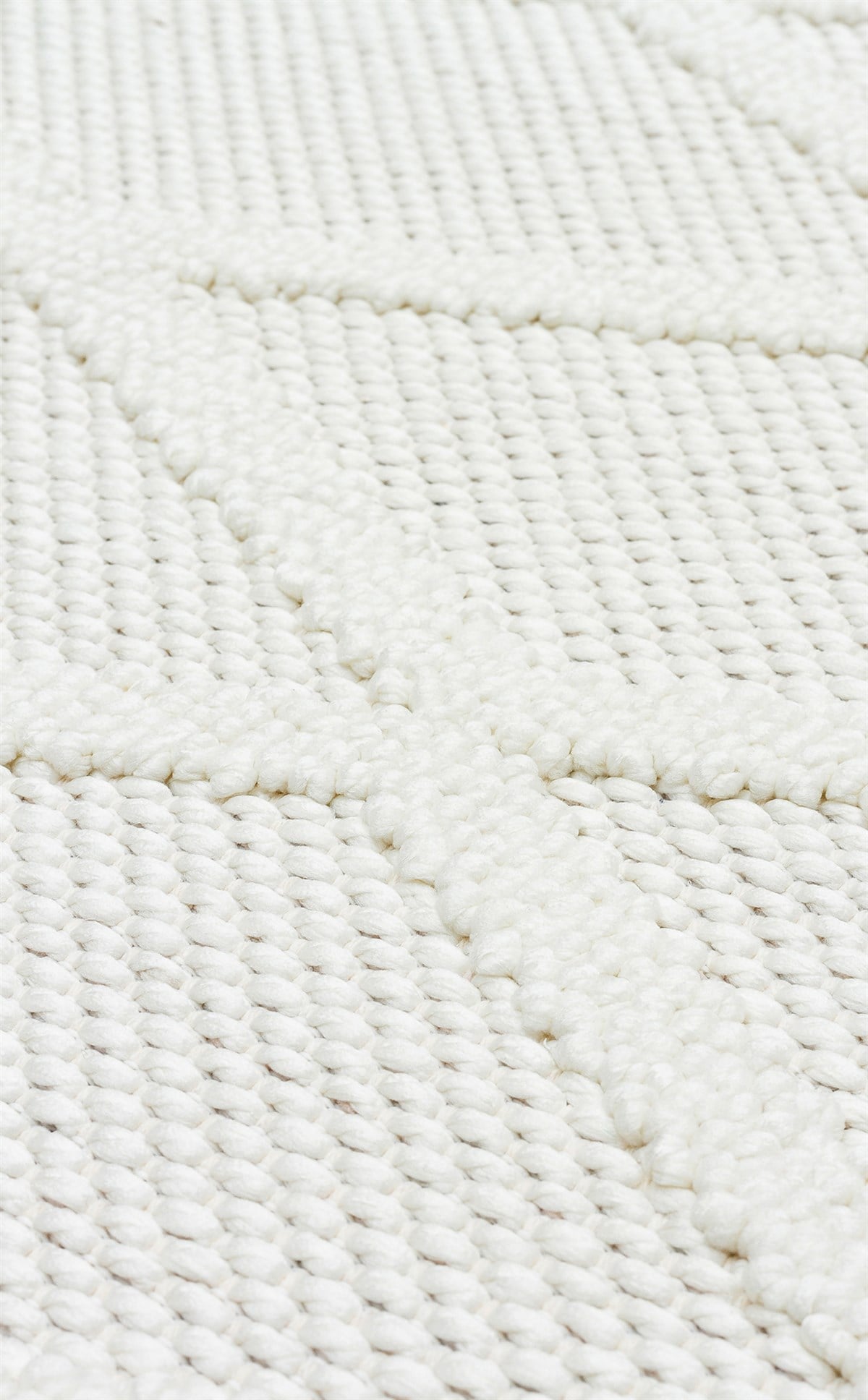 COZY CZY 04 CREAM Hav Toz Vermez Modern Örgü Dokuma Makine Halısı