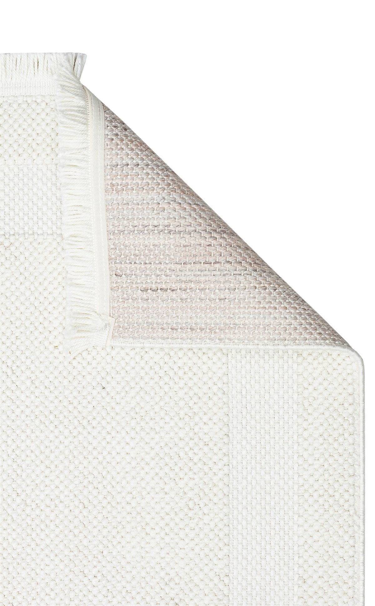 COZY CZY 05 CREAM Hav Toz Vermez Modern Örgü Dokuma Makine Halısı
