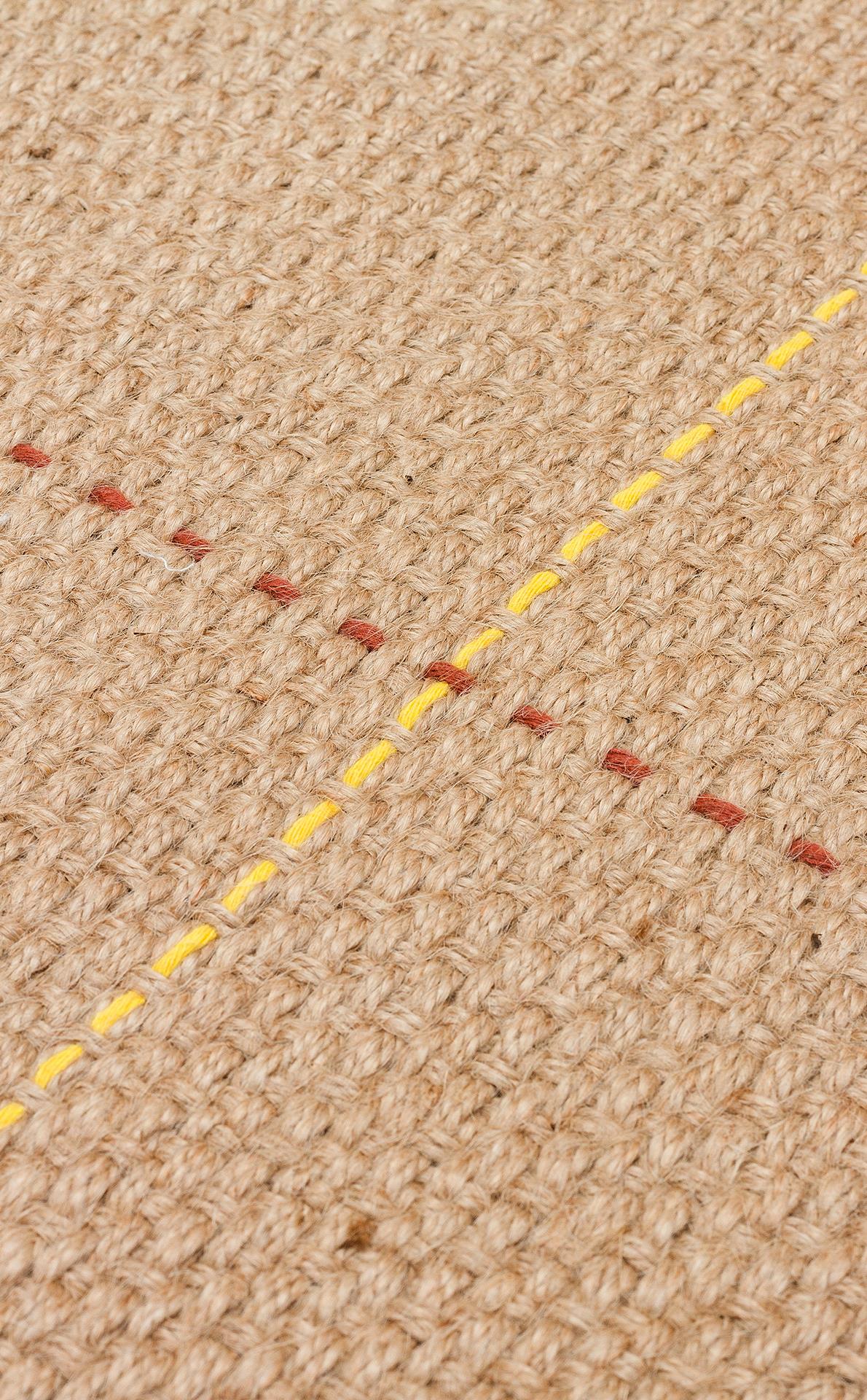 DELHİ DLH 01 MULTY Jüt ve Pamuk ile Üretilen Çift Taraflı Modern Kilim