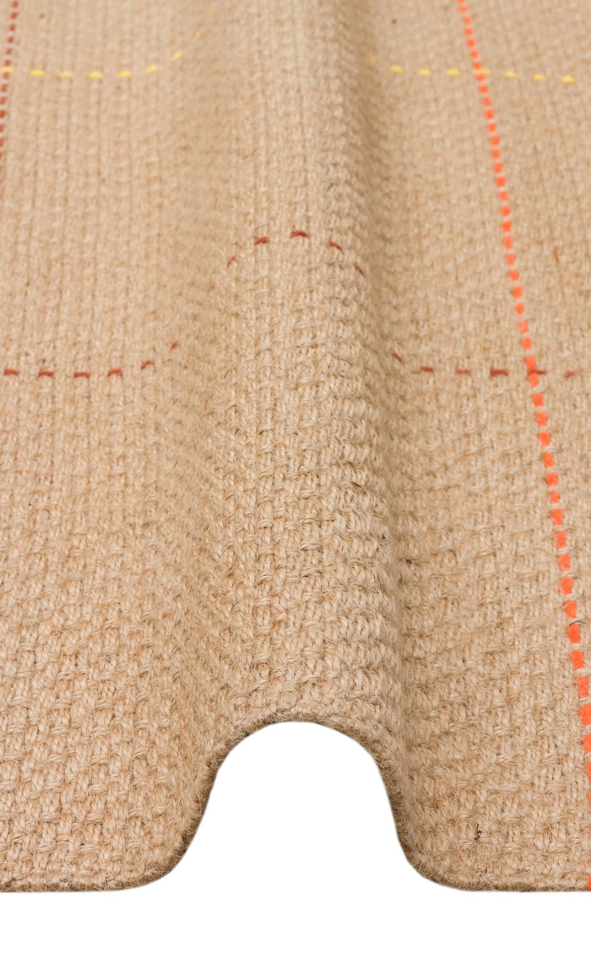 DELHİ DLH 01 MULTY Jüt ve Pamuk ile Üretilen Çift Taraflı Modern Kilim