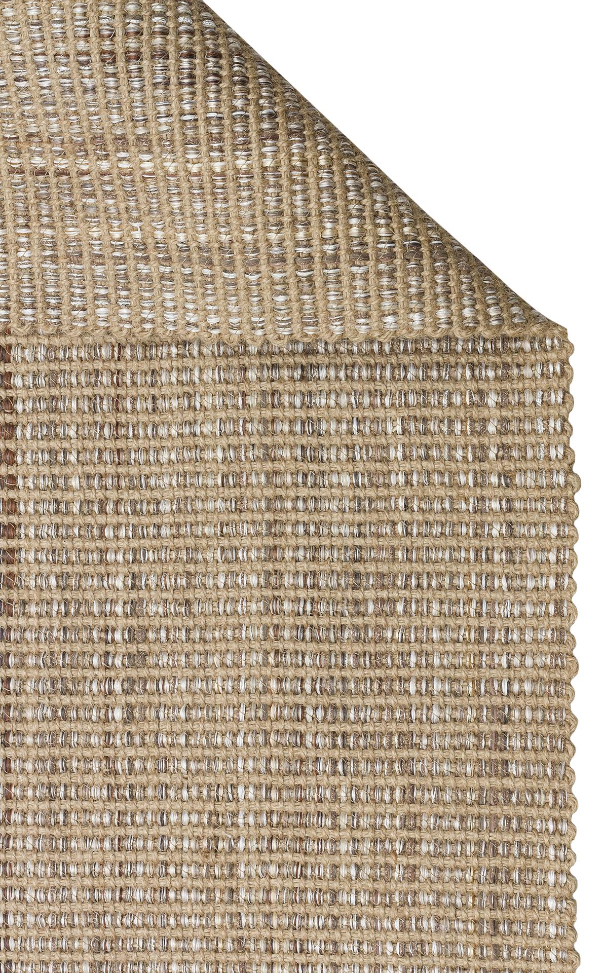 DOHA DH 01 BEIGE Jüt ve Polyester ile Üretilen Çift Taraflı Modern Kilim