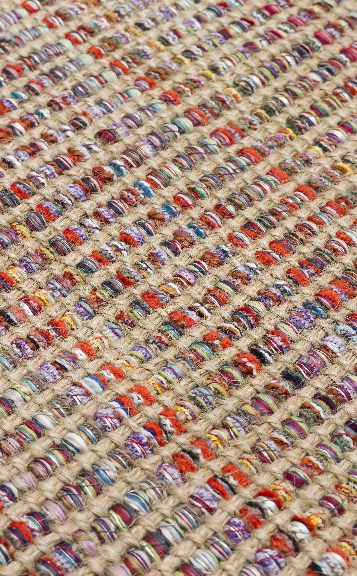 DOHA DH 01 MULTY Jüt ve Polyester ile Üretilen Çift Taraflı Modern Kilim