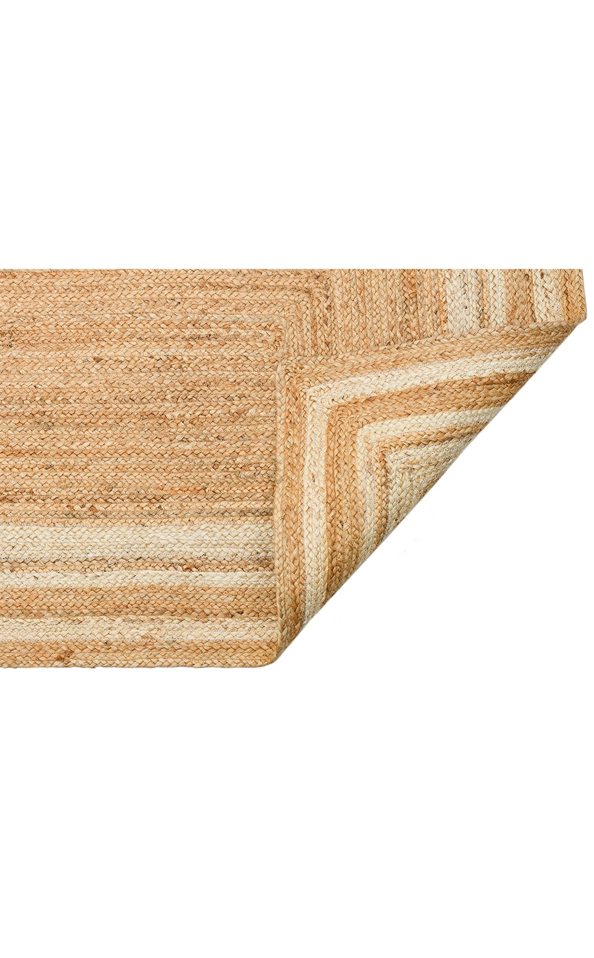 ECHO ECH 10 NATURAL WHITE XW El Dokuma Naturel Jüt Hasır Halı