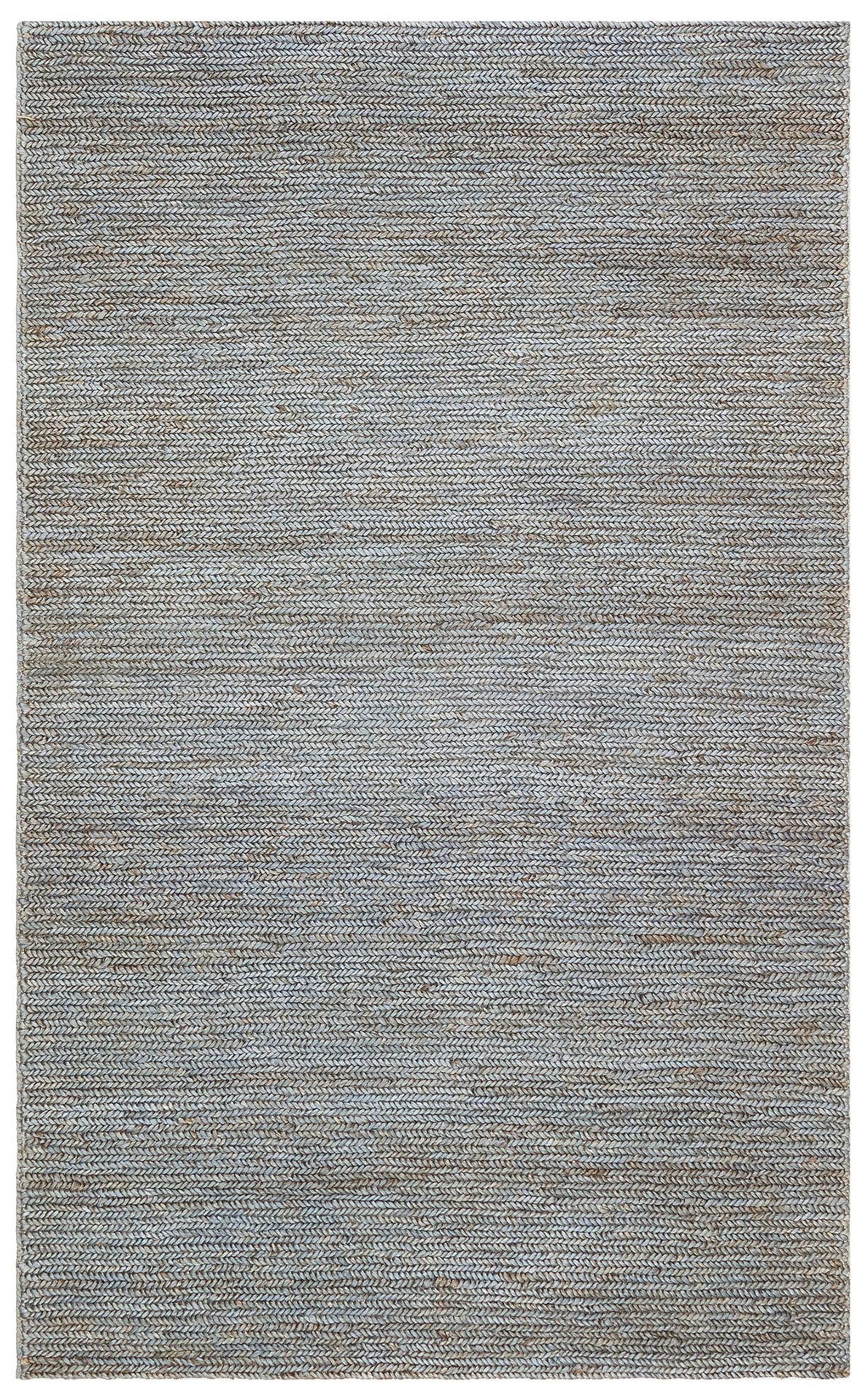 FINE CHOTI FINE SLATE BLUE ( SB03 ) El Dokuma Naturel Jüt Hasır Halı