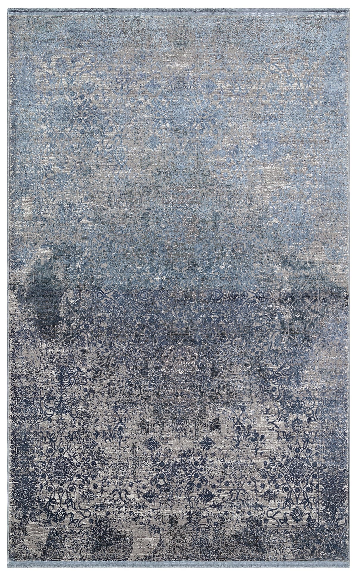FRESCO DYED FSD 01 MARINE Overdyed Yüksek Alçak Dokulu Özel Işıltılı Yüksek Kaliteli Sık Dokuma Modern Salon Halısı