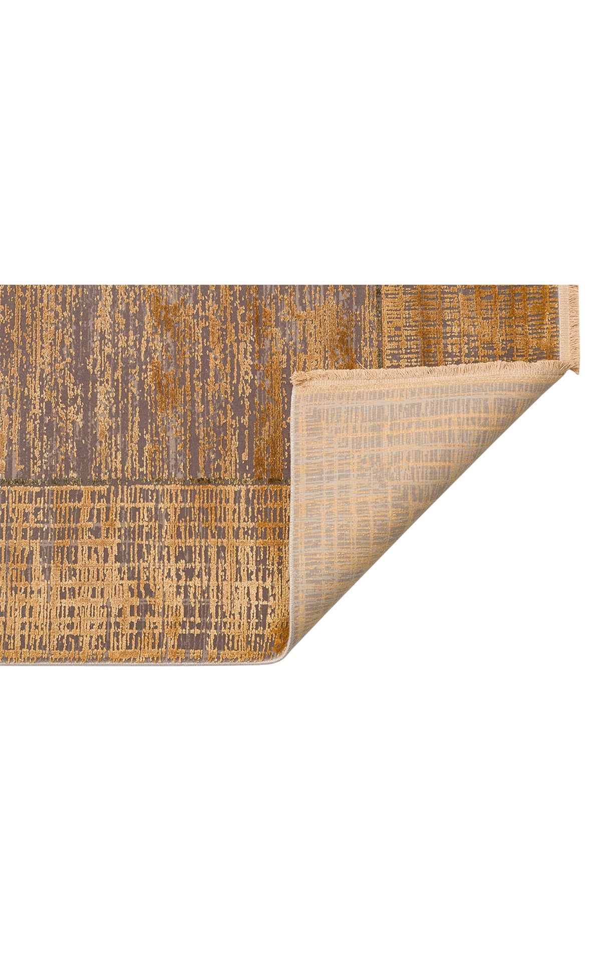 FRESCO DYED FSD 02 ANTIK GOLD Overdyed Yüksek Alçak Dokulu Özel Işıltılı Yüksek Kaliteli Sık Dokuma Modern Salon Halısı