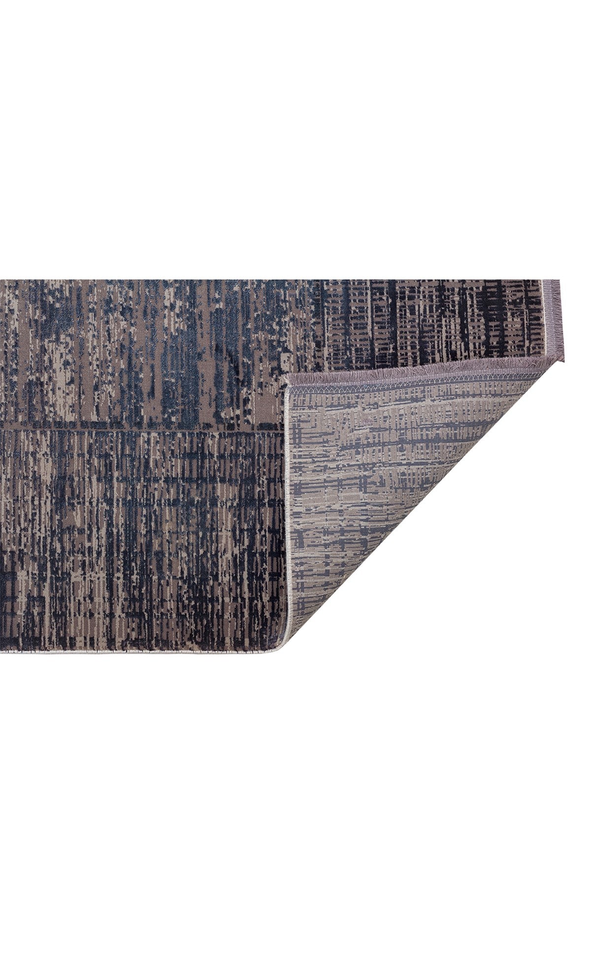 FRESCO DYED FSD 02 NAVY Overdyed Yüksek Alçak Dokulu Özel Işıltılı Yüksek Kaliteli Sık Dokuma Modern Salon Halısı