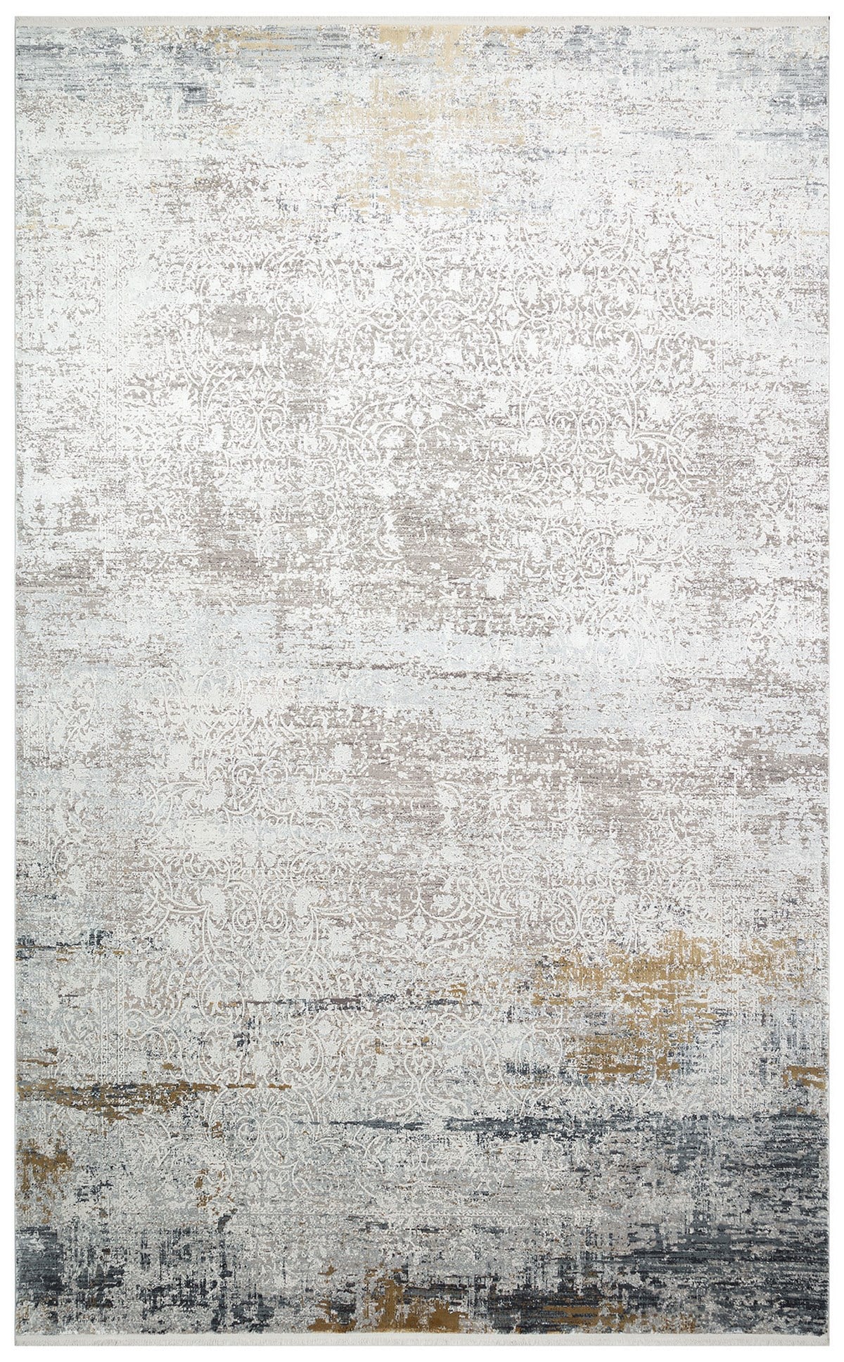 FRESCO FS 03 GREY NAVY Yüksek Alçak Dokulu Özel Işıltılı Yüksek Kaliteli Sık Dokuma Modern Salon Halısı