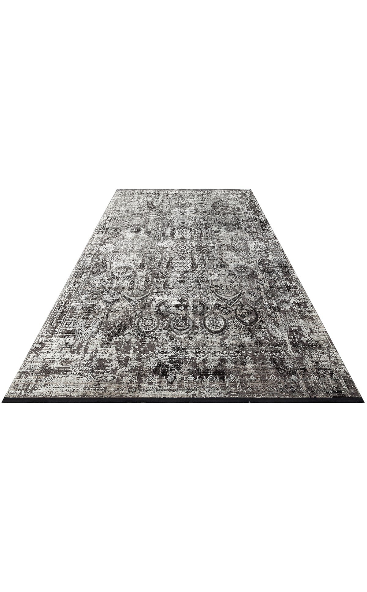 FRESCO FS 09 BLACK XW Yüksek Alçak Dokulu Özel Işıltılı Yüksek Kaliteli Sık Dokuma Modern Salon Halısı