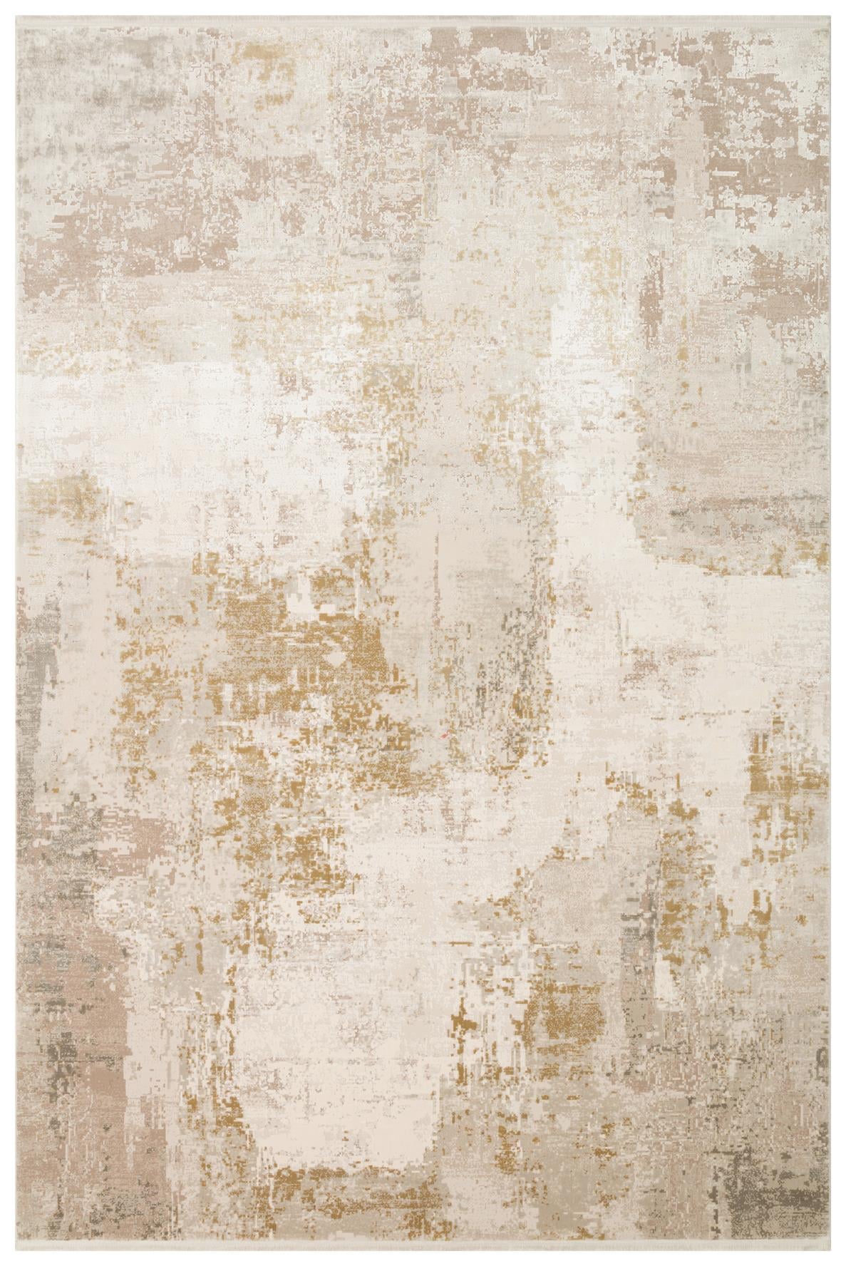 FRESCO FS 34 CREAM GOLD XW Yüksek Alçak Dokulu Özel Işıltılı Yüksek Kaliteli Sık Dokuma Modern Salon Halısı