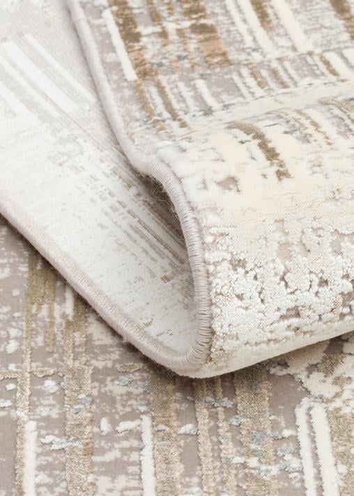 FRESCO FS 36 CREAM BEIGE XW Yüksek Alçak Dokulu Özel Işıltılı Yüksek Kaliteli Sık Dokuma Modern Salon Halısı