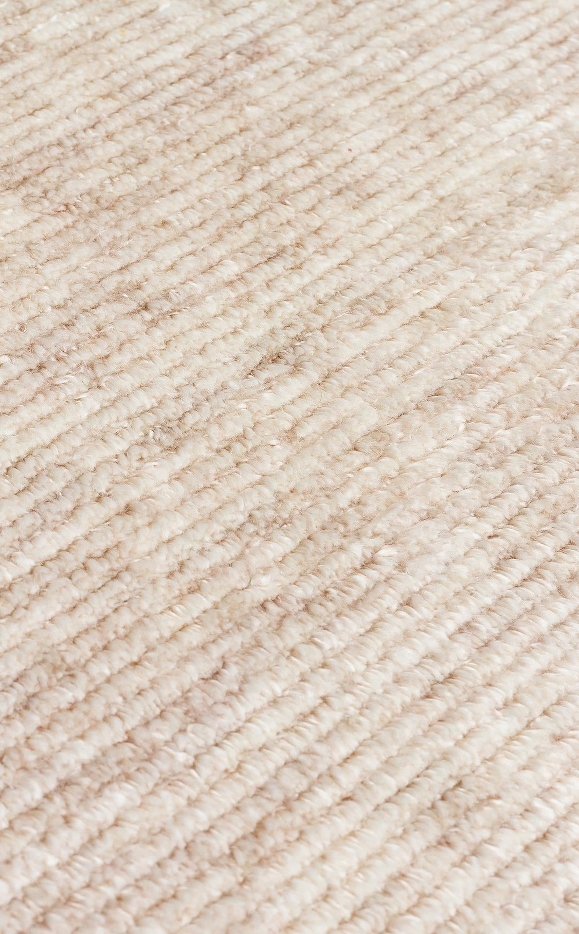 GESSI GES PLAIN BEIGE Özel Hav Vermeyen ve Kolay Temizlenebilir Tencel Kullanılarak El Emeği ile Özel Tezgahlarda Üretilen Modern Kara Tezgah Halısı