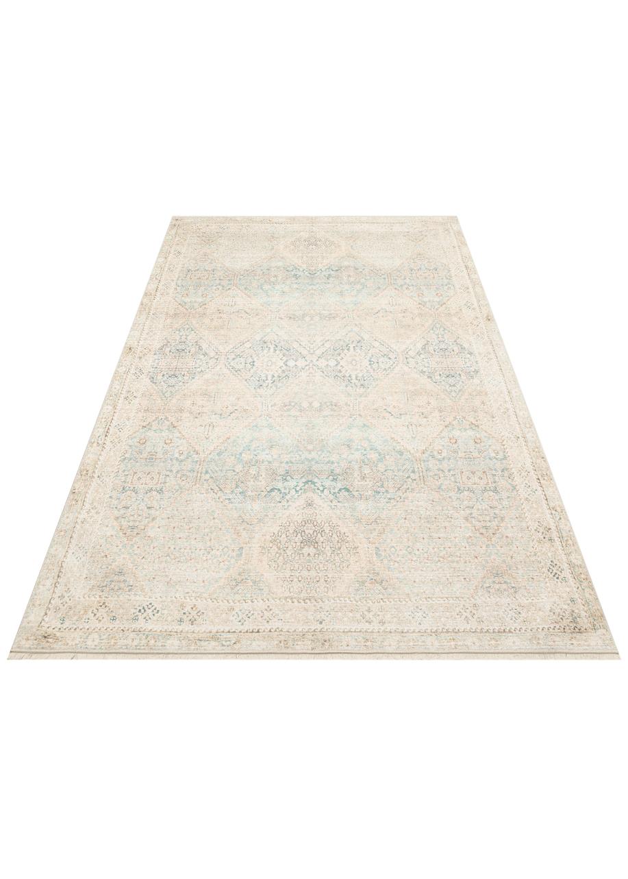 GRACE GRC 04 SKY Pastel Tonlara Sahip Vintage Desenli Şık Halı