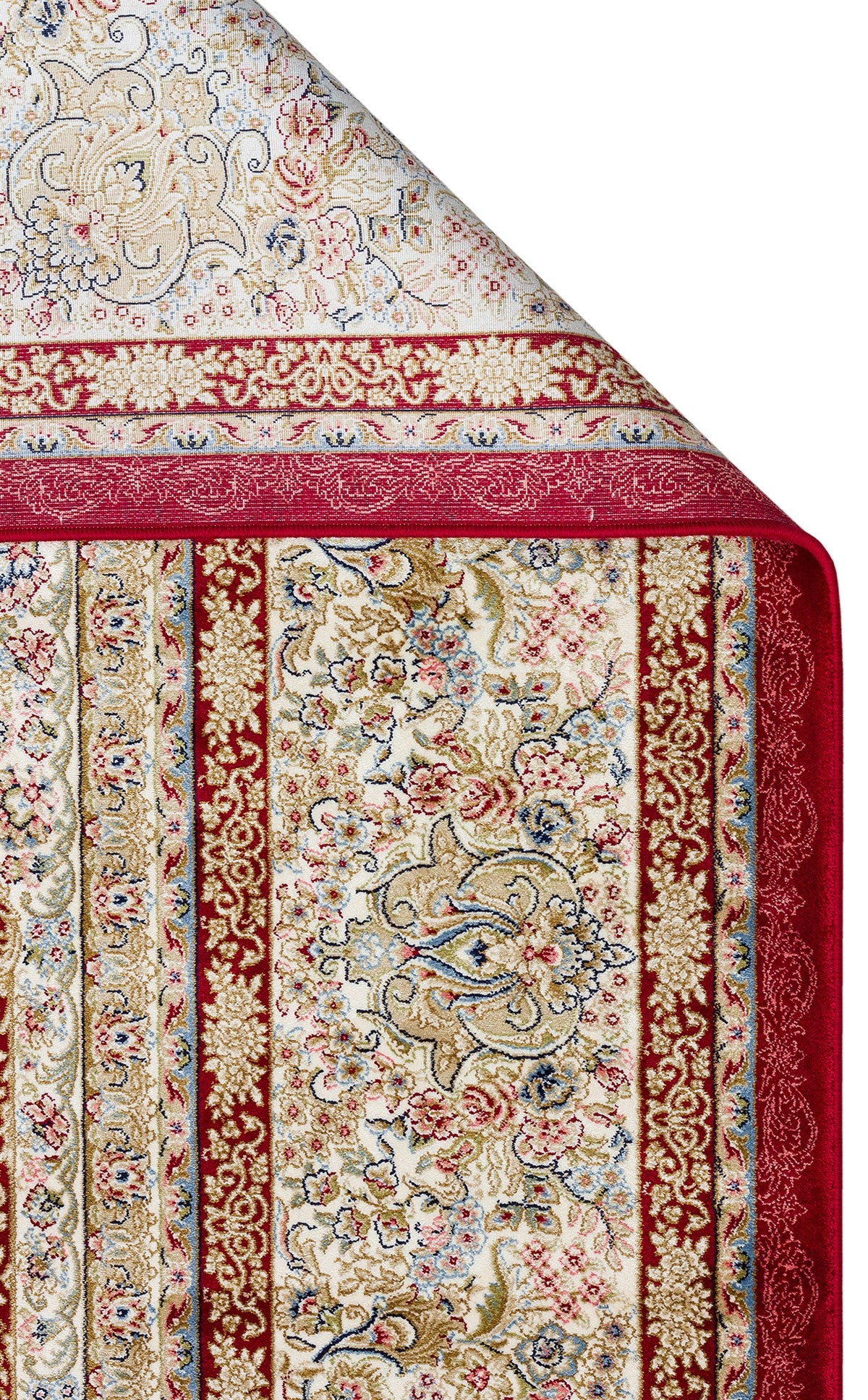 ISFAHAN ISF 05 RED Klasik Desenli Yüksek Kalite Sık Dokuma Makine Halısı