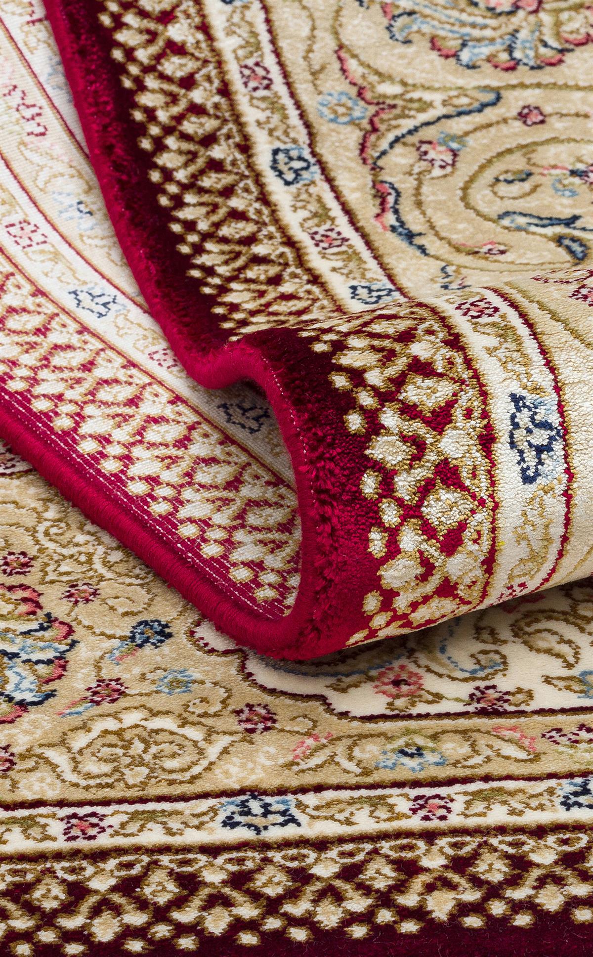 ISFAHAN SECCADE ISF SCD 02 RED Klasik Desenli Yüksek Kalite Sık Dokuma Seccade