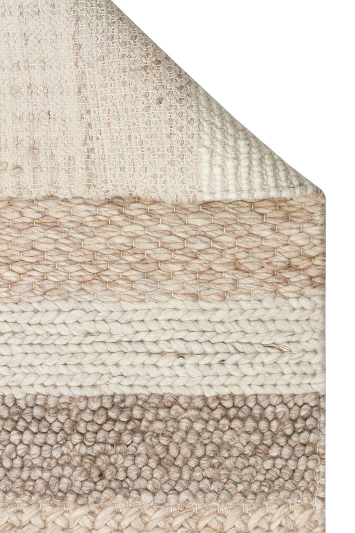 JADE LANGDON NATURAL Naturel Kazak Örgü Desenli El Dokuma Örgü Halı