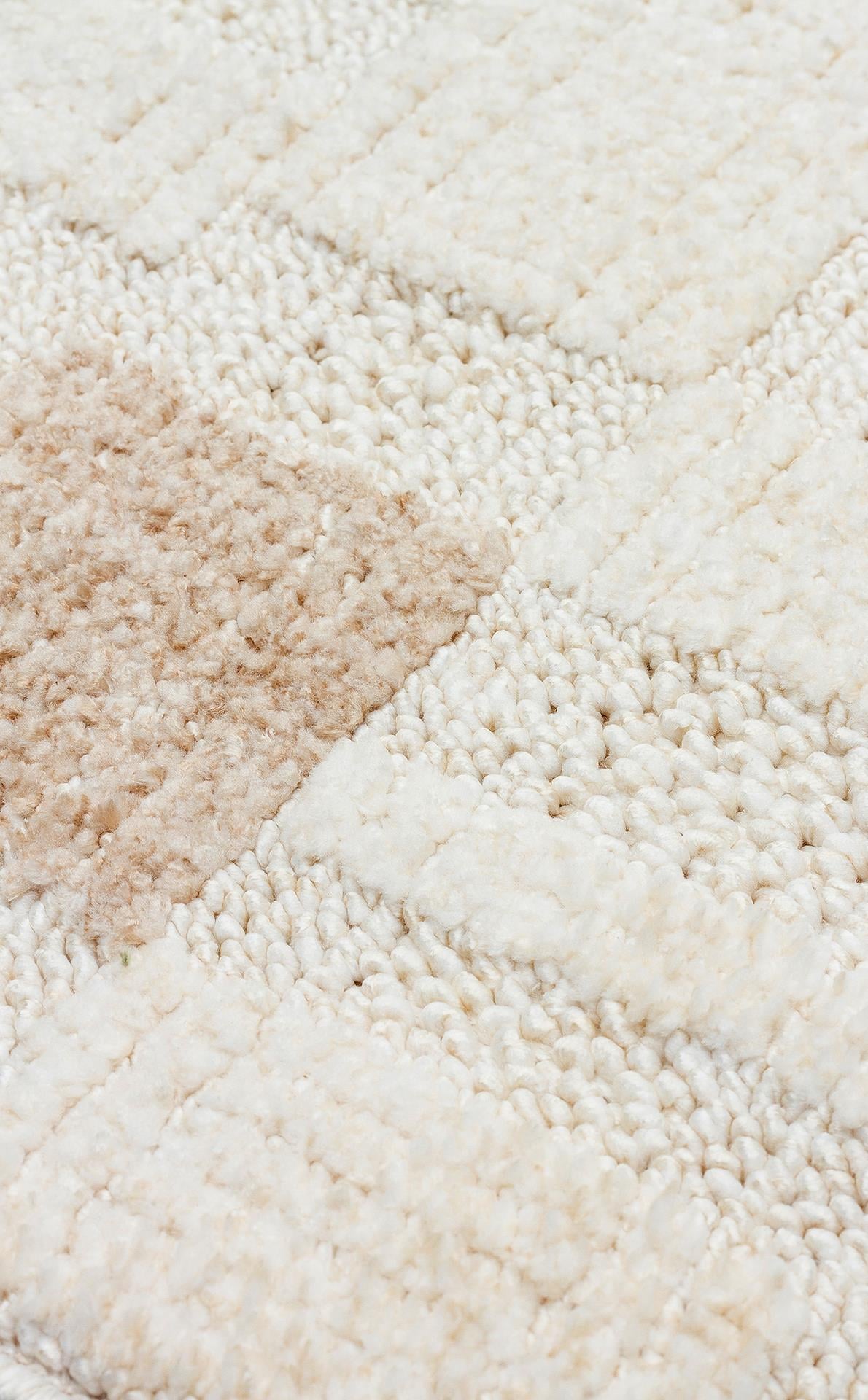 JOY JOY 02 GREEN BEIGE Hav Toz Vermeyen Yumuşak dokulu Modern Makine Halısı