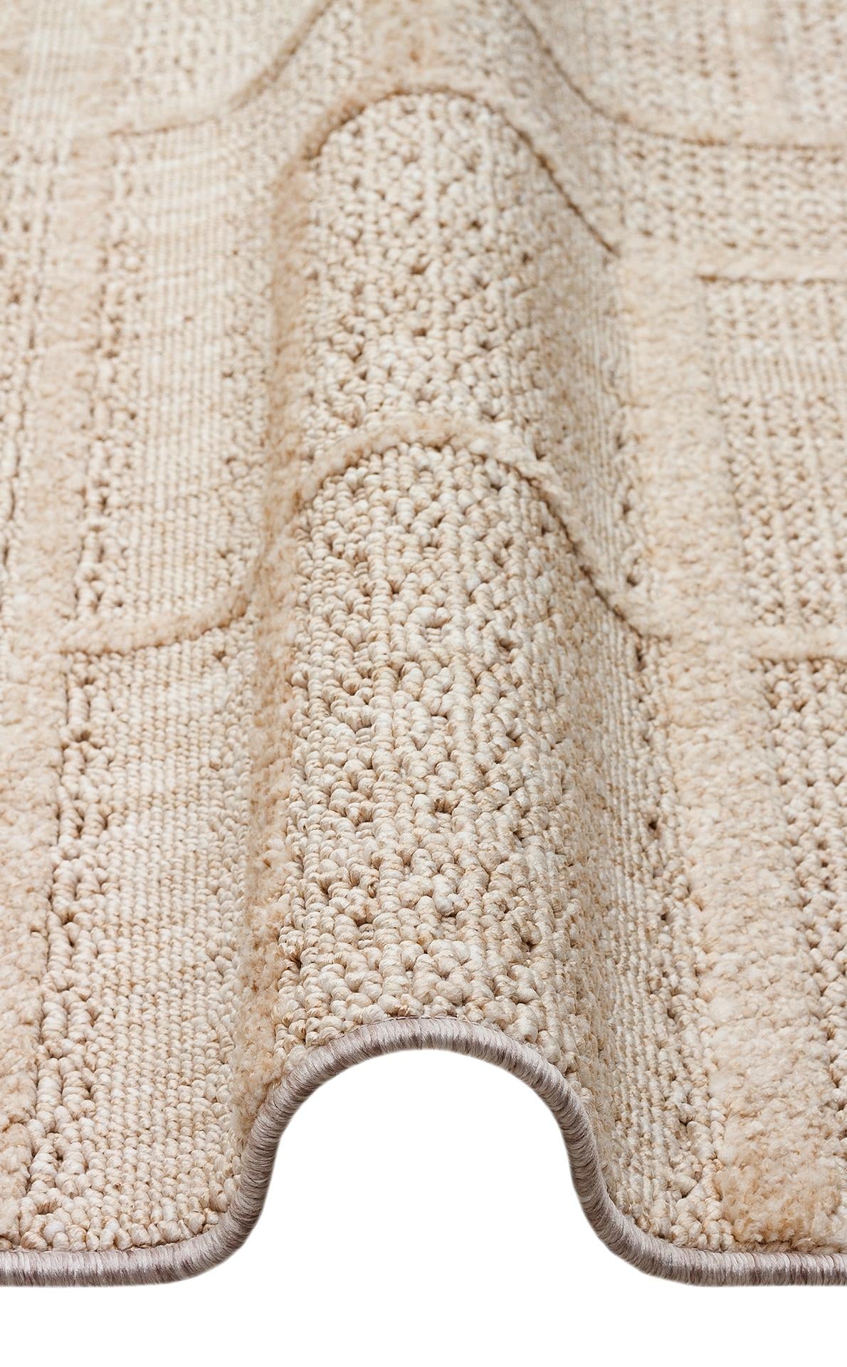 JOY JOY 03 BEIGE Hav Toz Vermeyen Yumuşak dokulu Modern Makine Halısı
