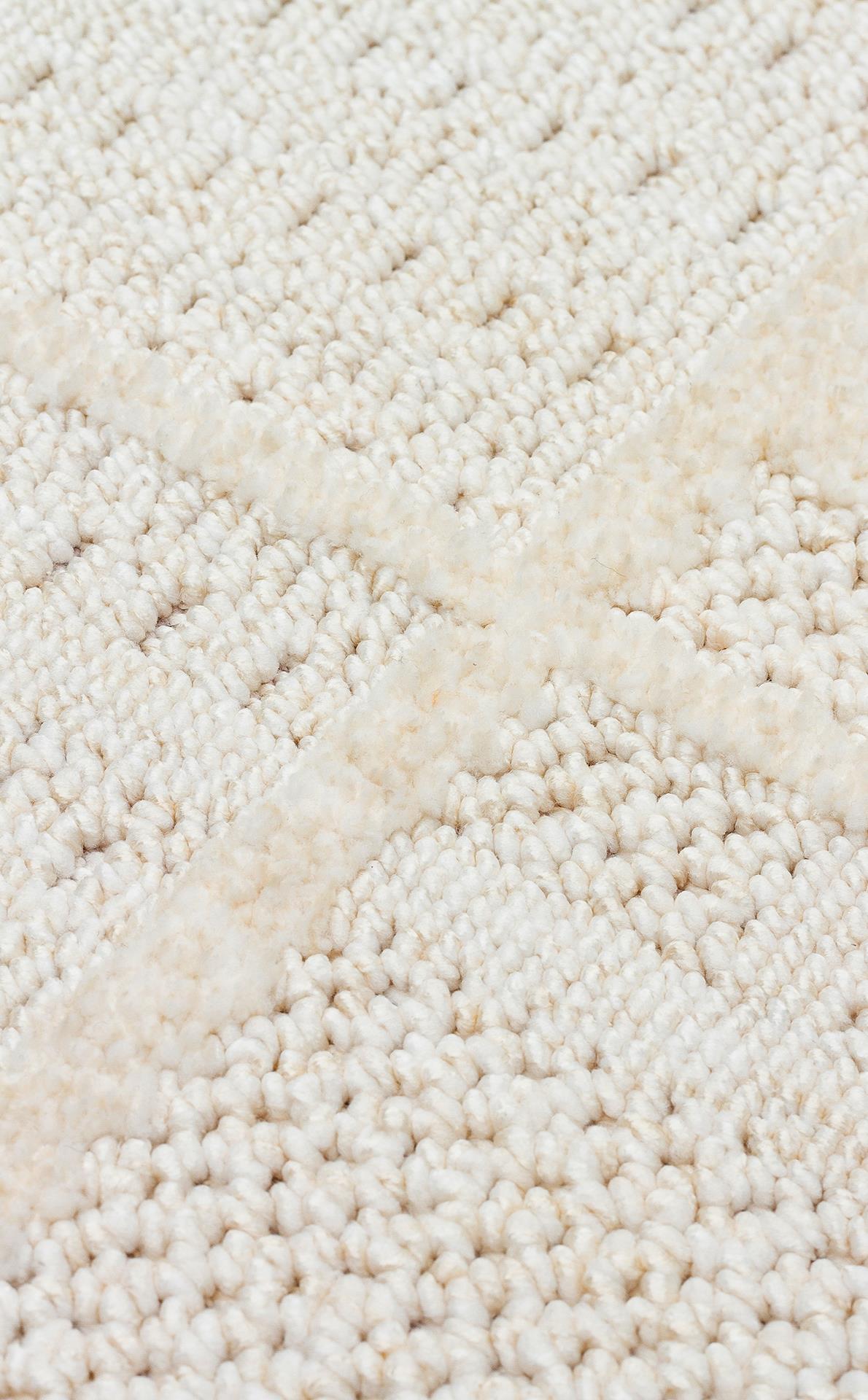 JOY JOY 03 WHITE Hav Toz Vermeyen Yumuşak dokulu Modern Makine Halısı